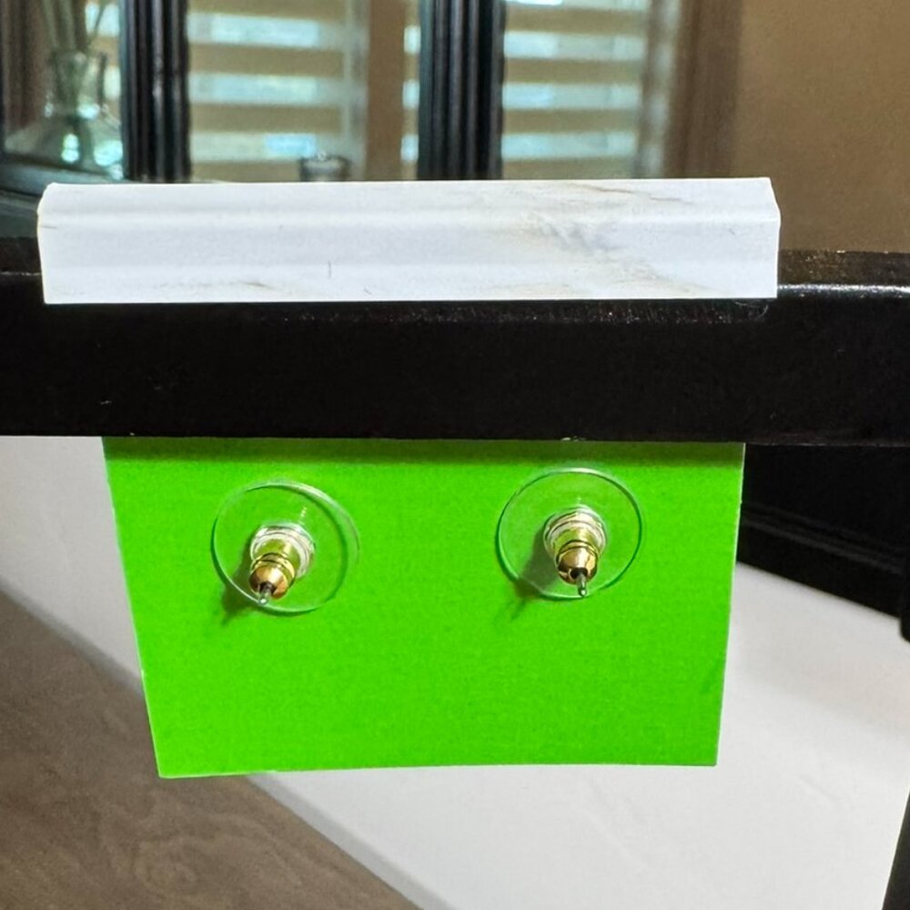 Kate Spade Gold Glasses Stud Earrings – “Lookout” 12K Plated NWOT - Picture 4 of 4